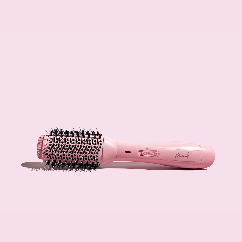 Mermade Hair Blow Dry Brush Pink