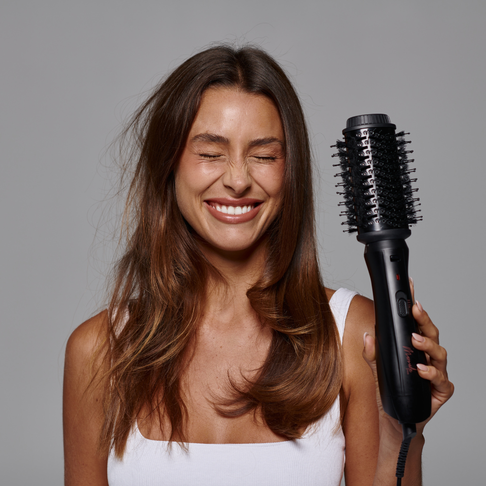 Mermade Hair Blow Dry Brush Black