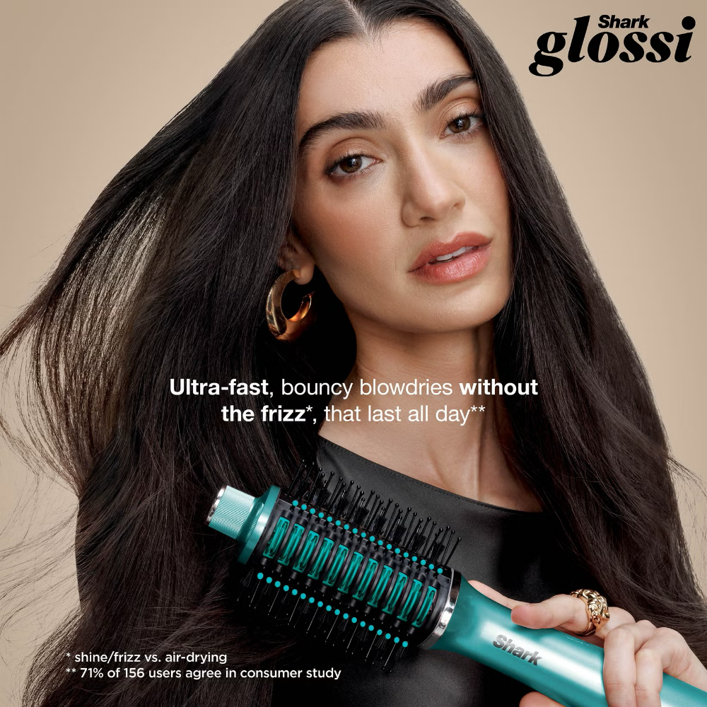 Shark Beauty Glossi 2-In-1 Hot Tool & Air Glosser Juniper