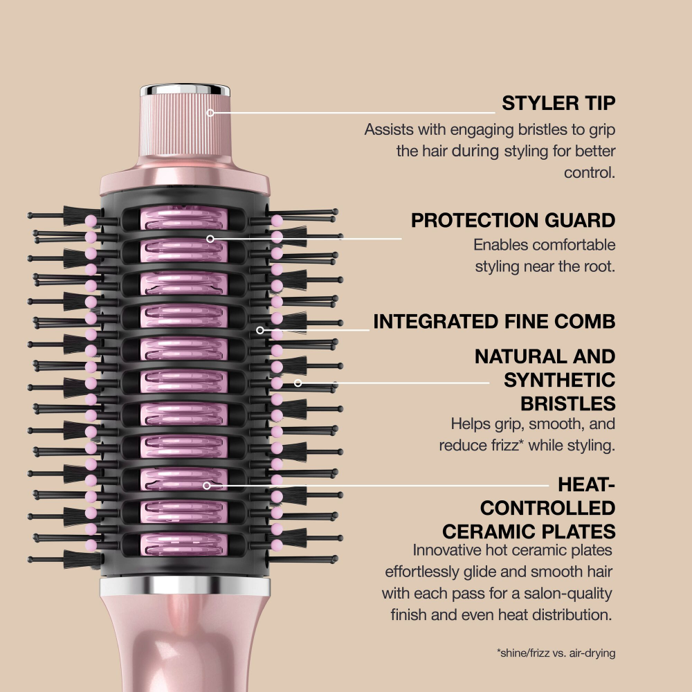 Shark Beauty Glossi 2-In-1 Hot Tool & Air Glosser Lychee