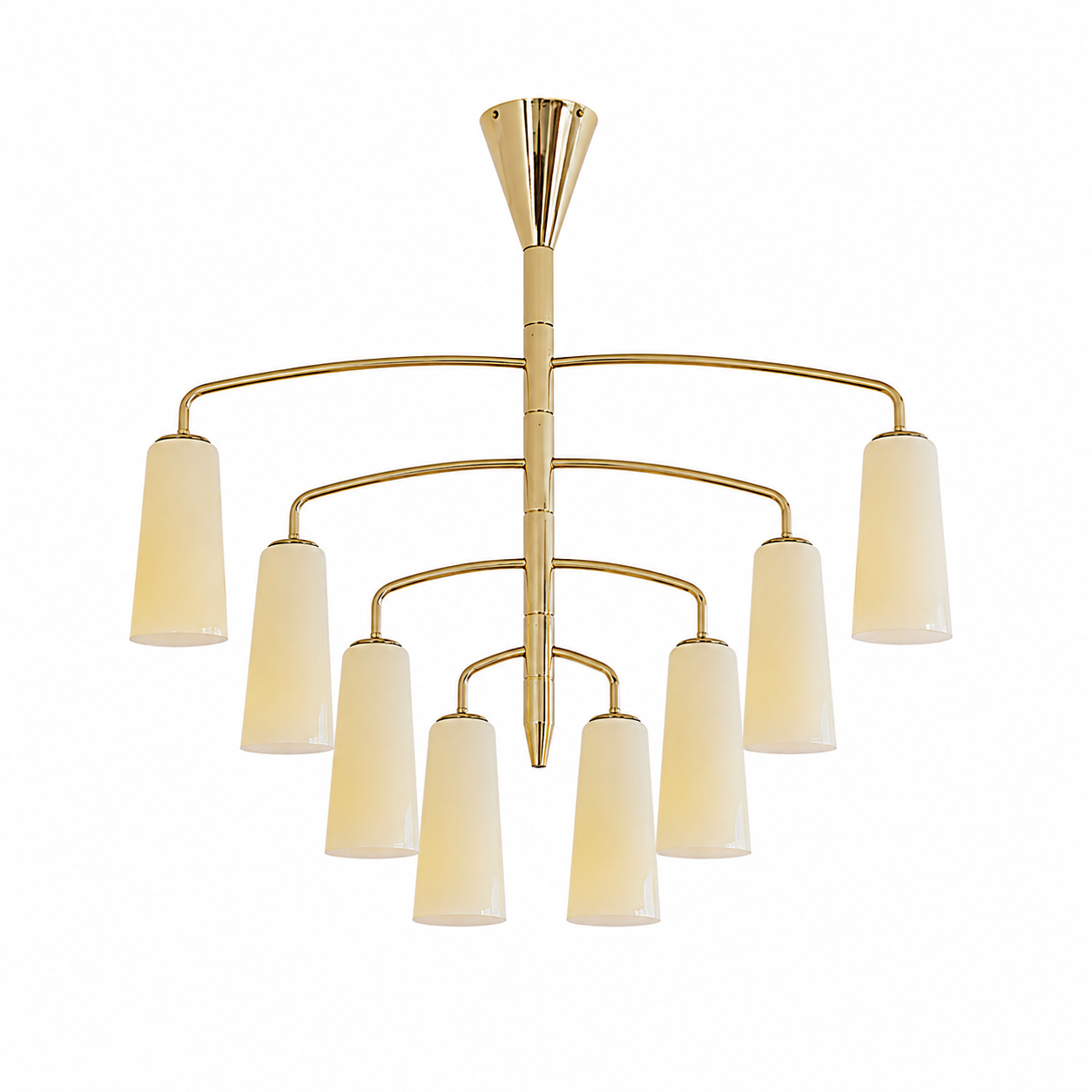 Spiral Tiered Chandelier
