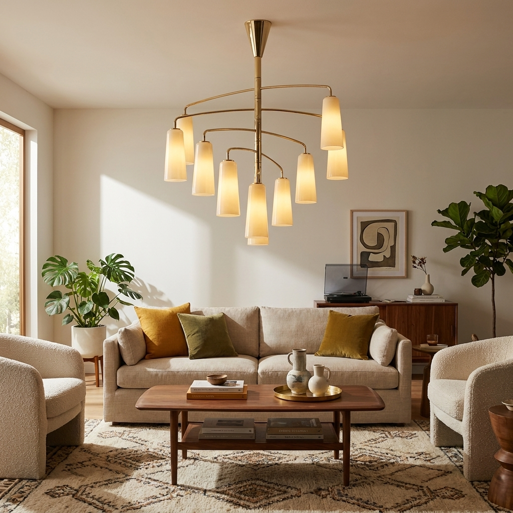 Spiral Tiered Chandelier