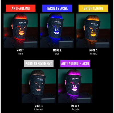 Barber Pro Photon LED Light Therapy Facial Mask