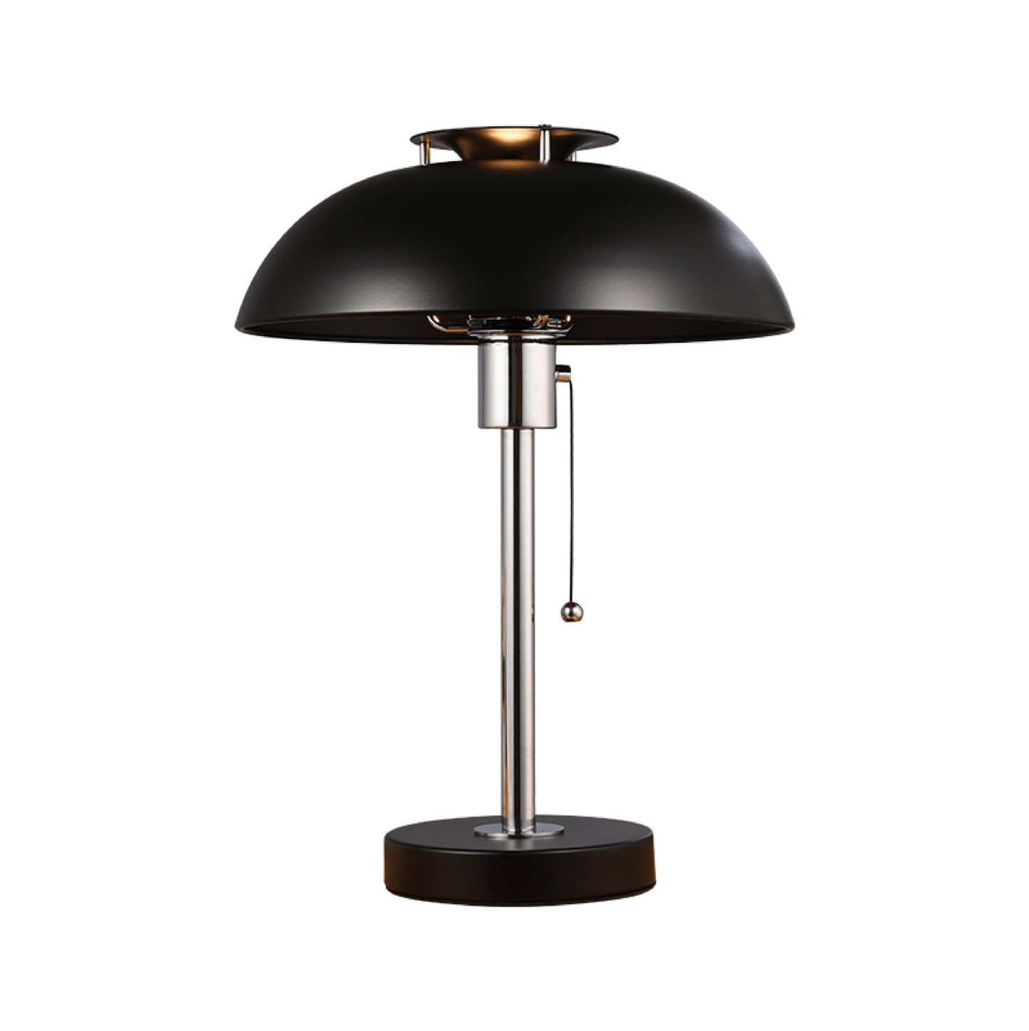 Domo Chrome Mushroom Table Lamp