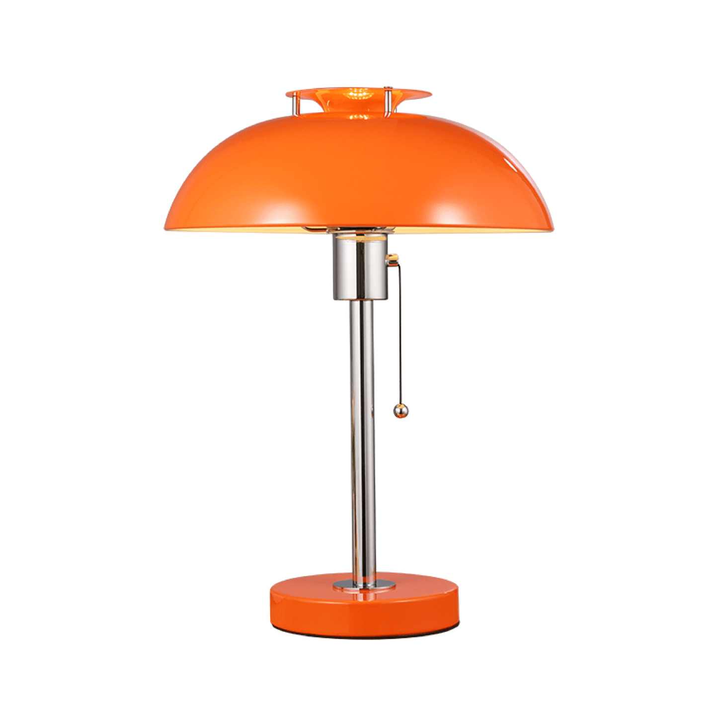 Domo Chrome Mushroom Table Lamp