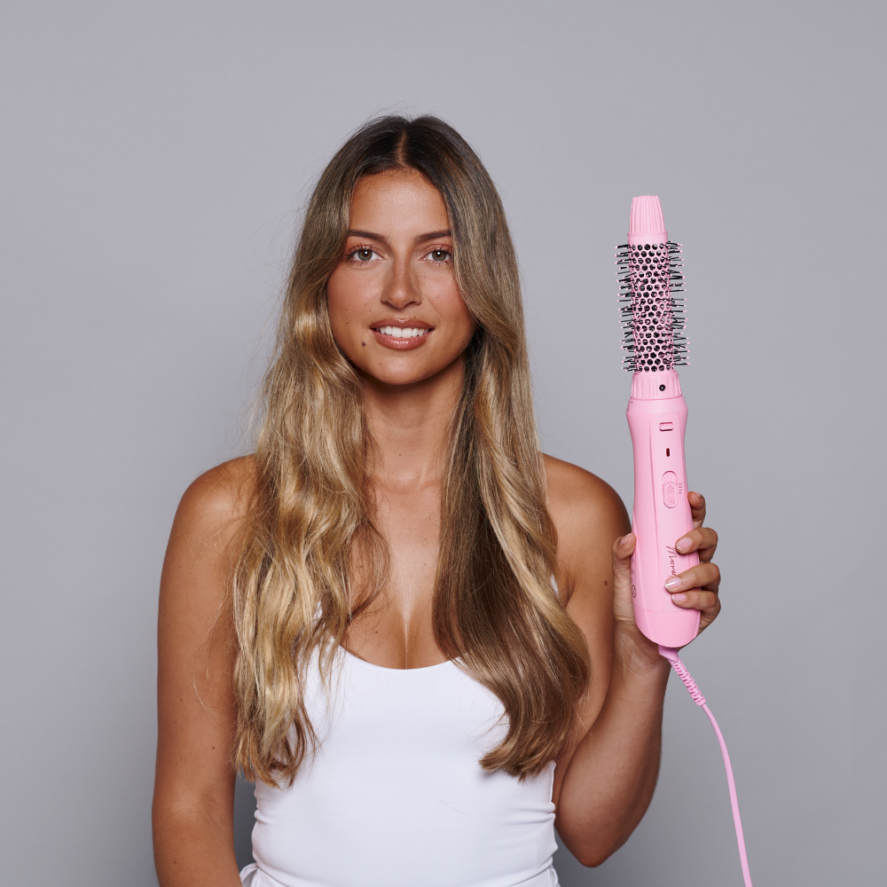 Mermade Hair Interchangeable Blow Dry Brush Pink