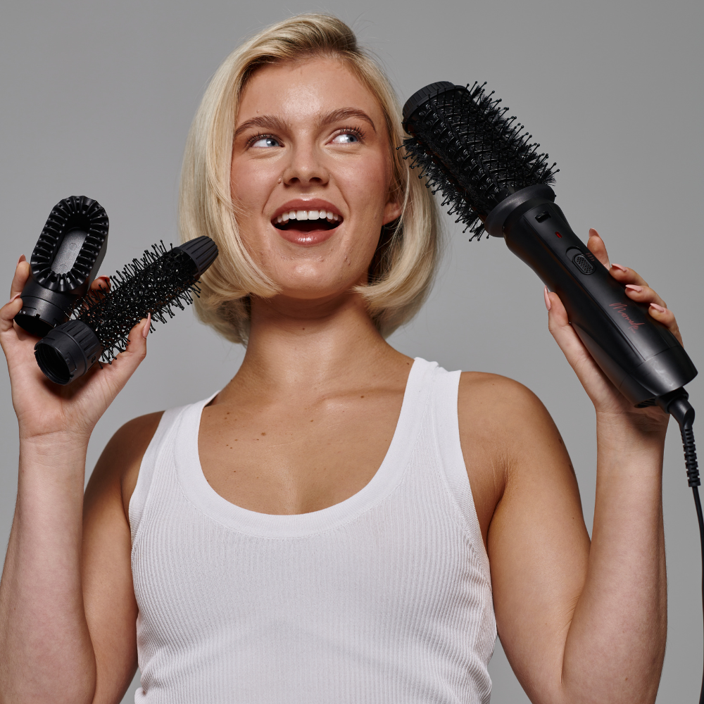 Mermade Hair Interchangeable Blow Dry Brush Black