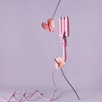 Mermade Hair Mini Pro Waver Pink 25mm