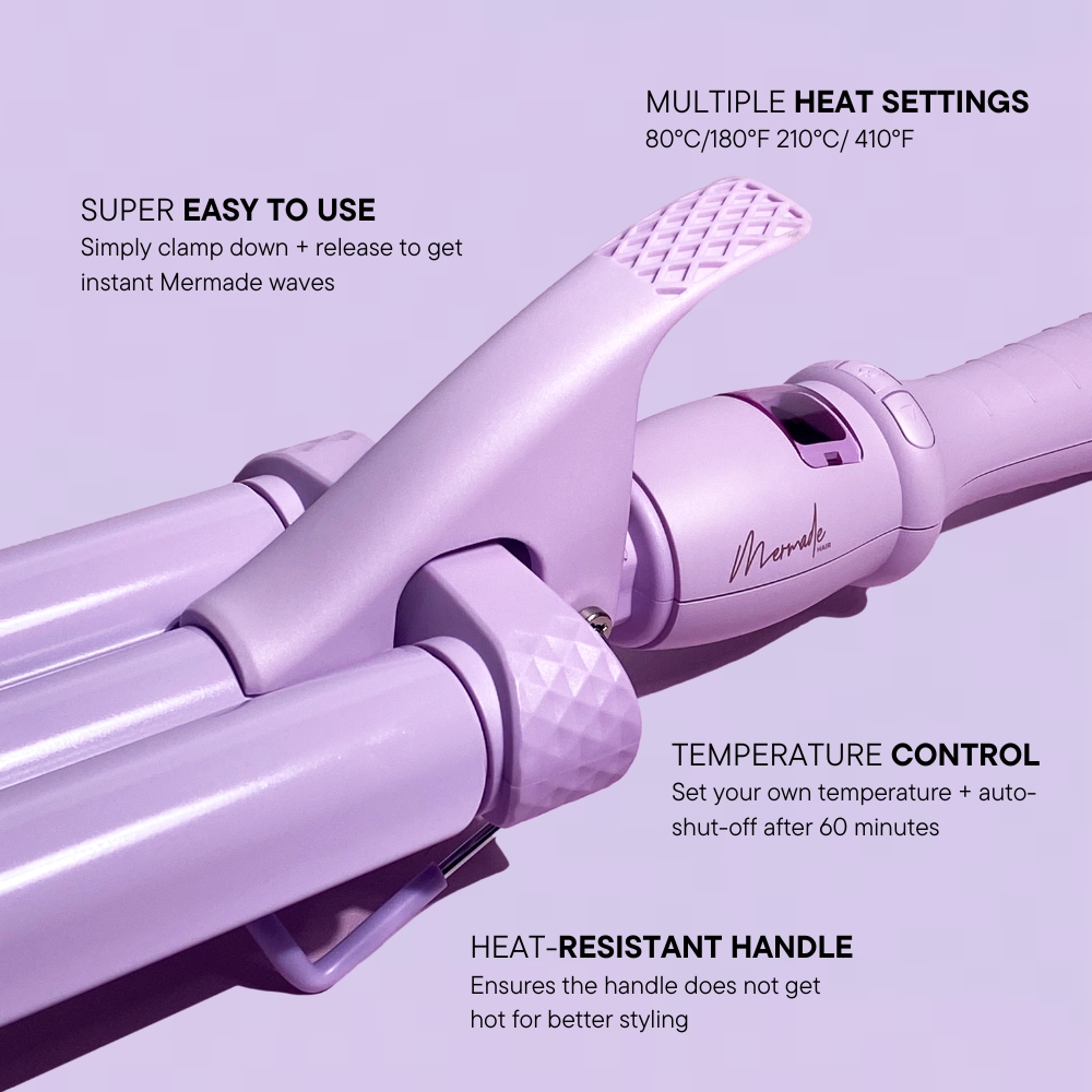 Mermade Hair Cutie Pro Waver Lilac 22mm