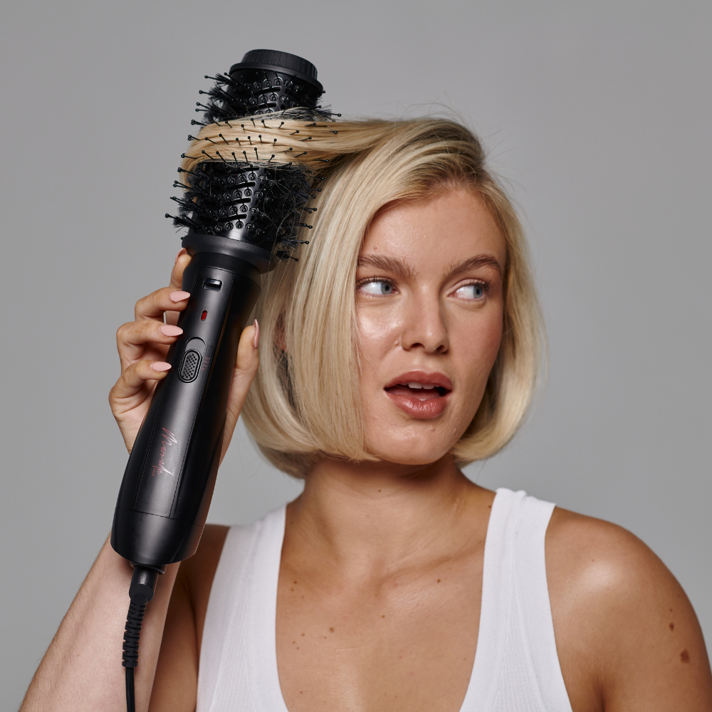 Mermade Hair Blow Dry Brush Black