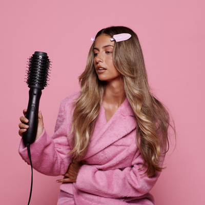 Mermade Hair Blow Dry Brush Black