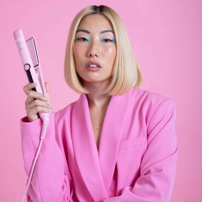 Mermade Hair Hair Straightener 28mm Pink