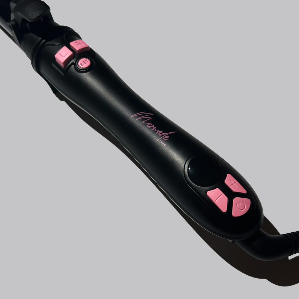 Mermade Hair Spin Curling Iron Black