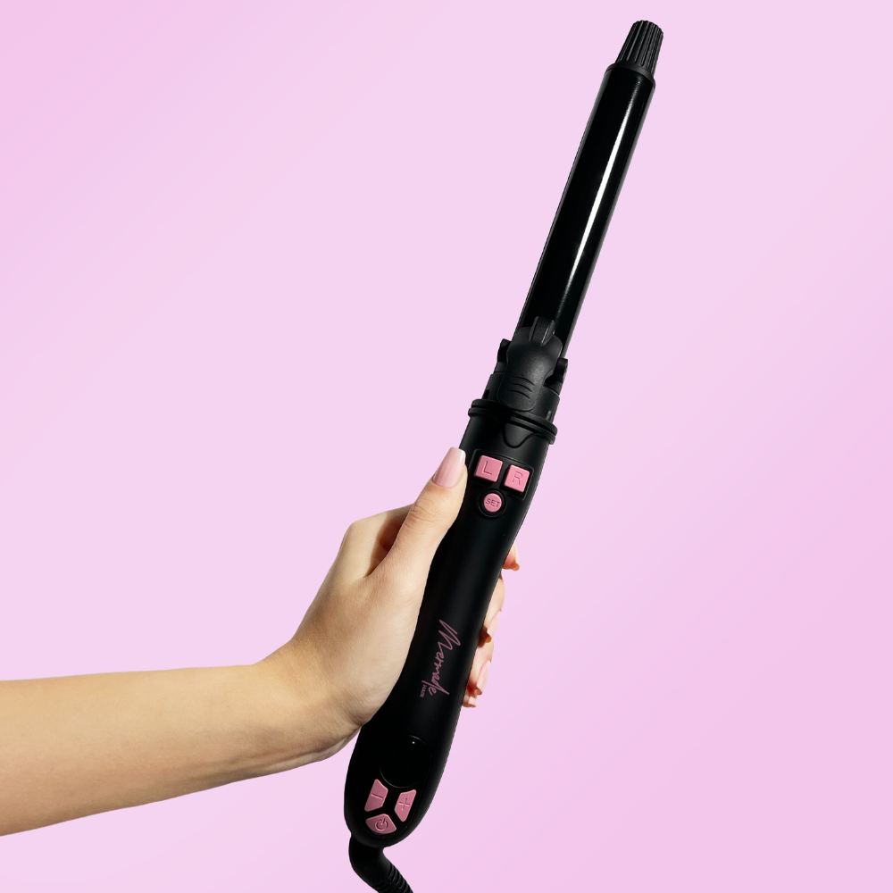 Mermade Hair Spin Curling Iron Black