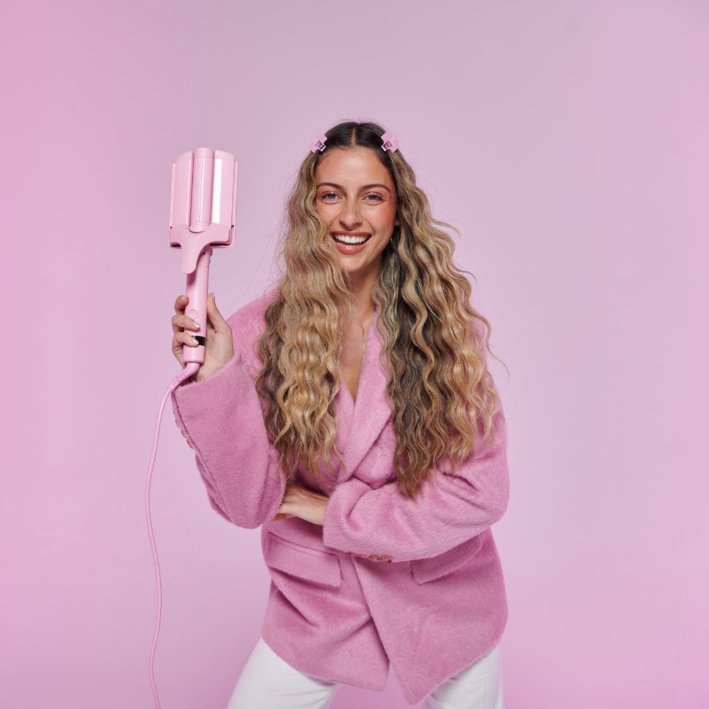 Mermade Hair M Infrared Hair Waver Pink
