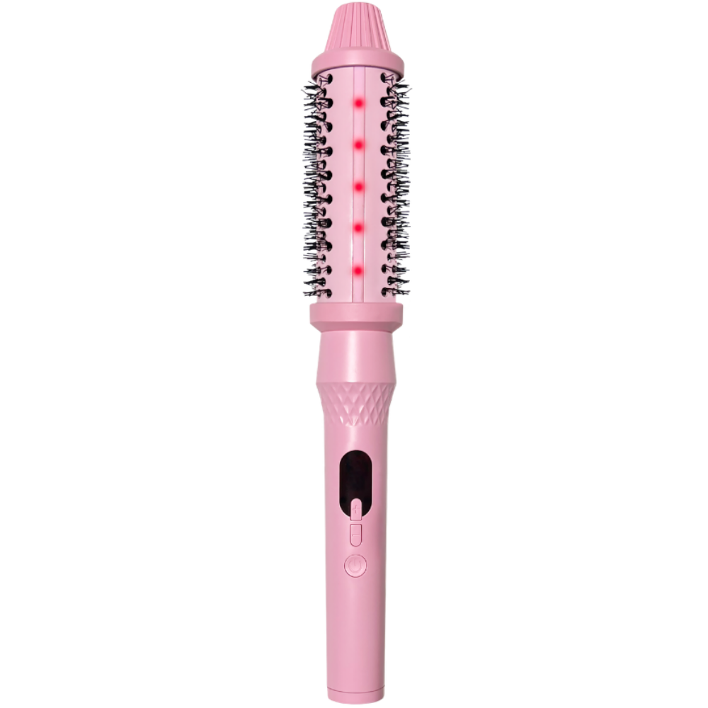 Mermade Hair Infrared Thermal Brush Pink