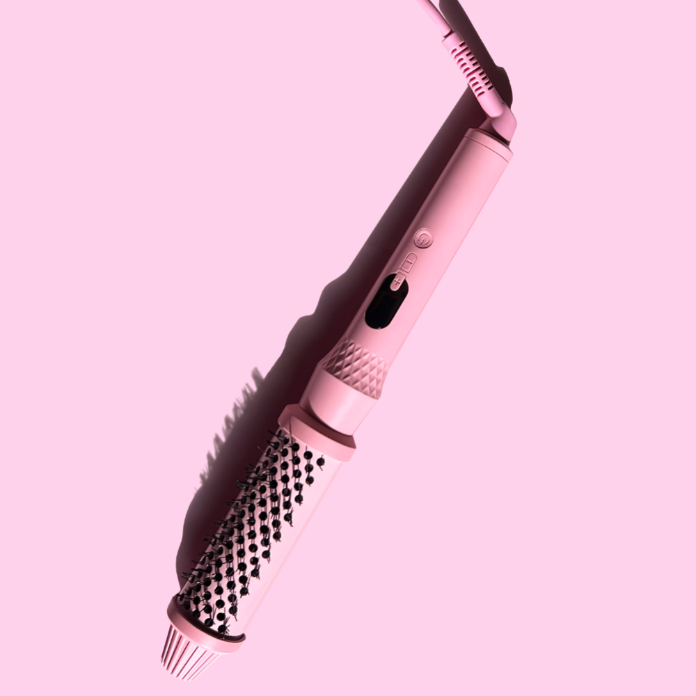 Mermade Hair Infrared Thermal Brush Pink