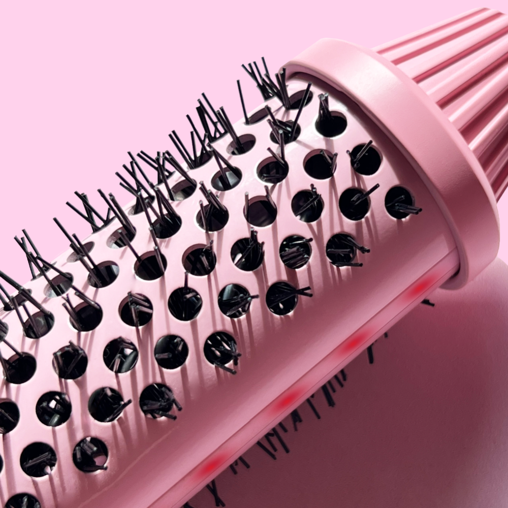 Mermade Hair Infrared Thermal Brush Pink