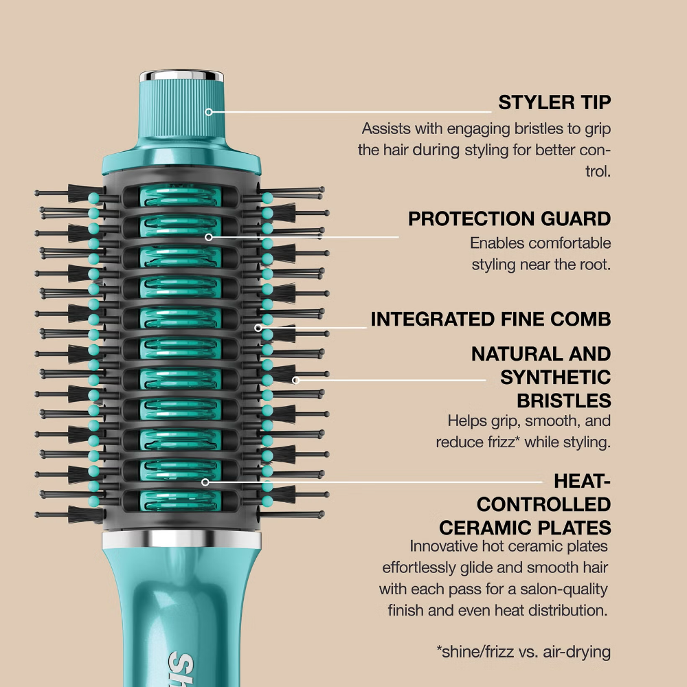 Shark Beauty Glossi 2-In-1 Hot Tool & Air Glosser Juniper