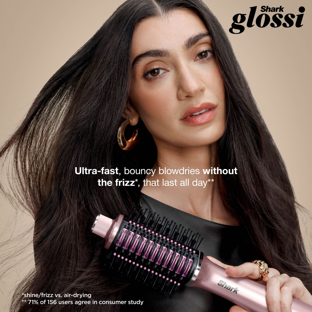 Shark Beauty Glossi 2-In-1 Hot Tool & Air Glosser Lychee