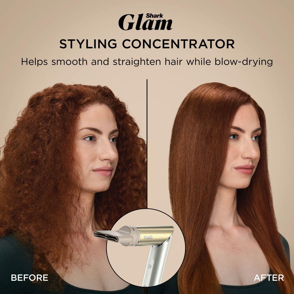 Shark Beauty Glam Ceramic & Air Styling Drying System Gold