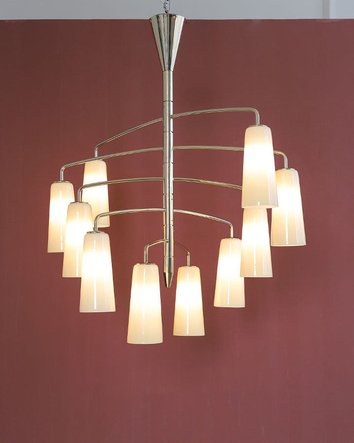 Spiral Tiered Chandelier