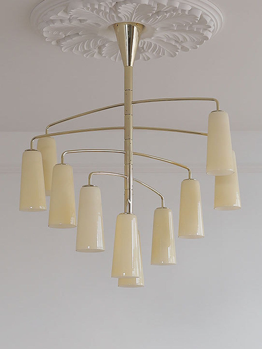 Spiral Tiered Chandelier