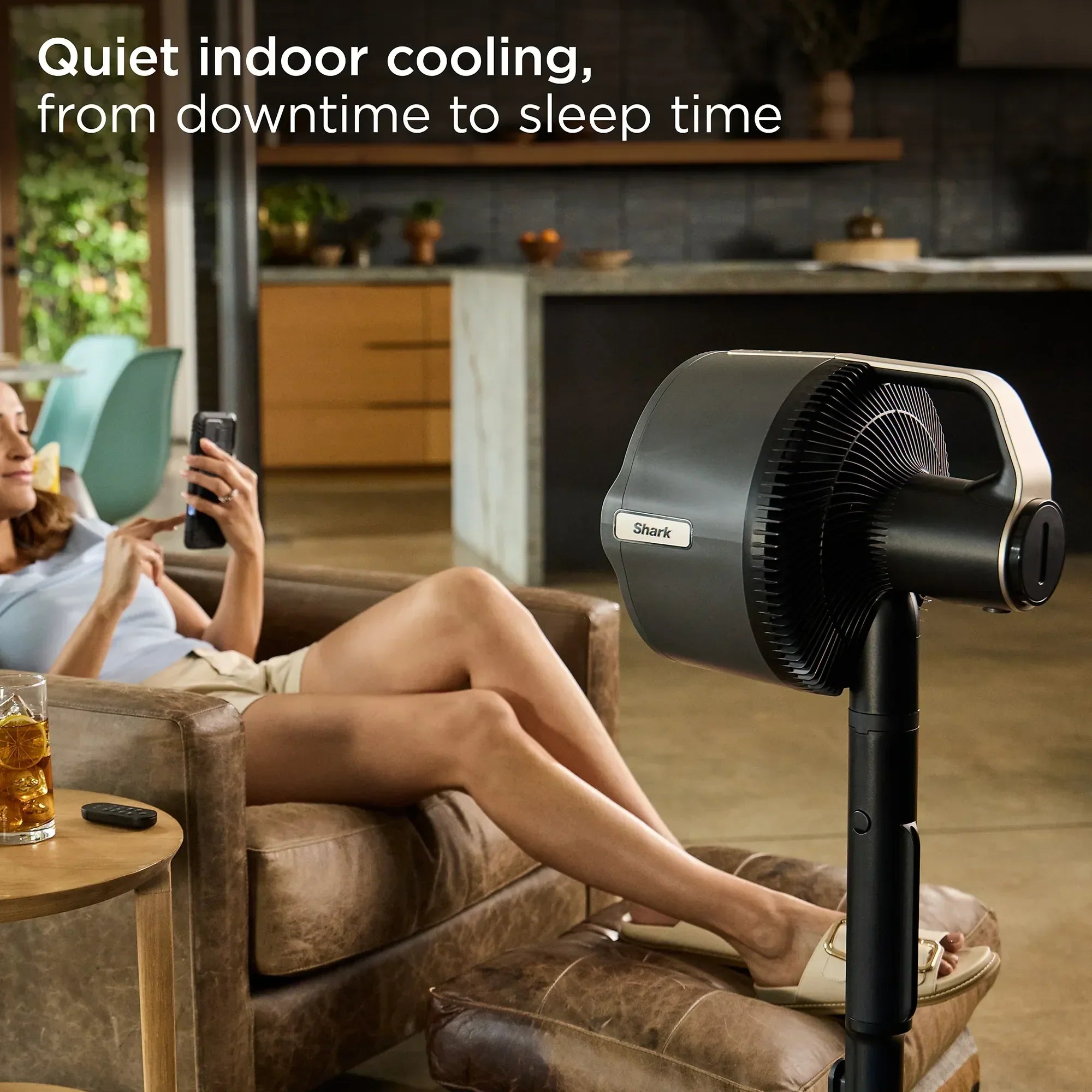 Shark FlexBreeze Pro Mist Indoor Outdoor Pedestal & Table Fan With Water Tank