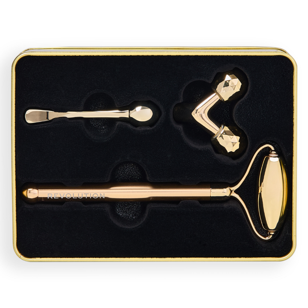 Makeup Revolution Pro Miracle Sculpting Facial Roller Set
