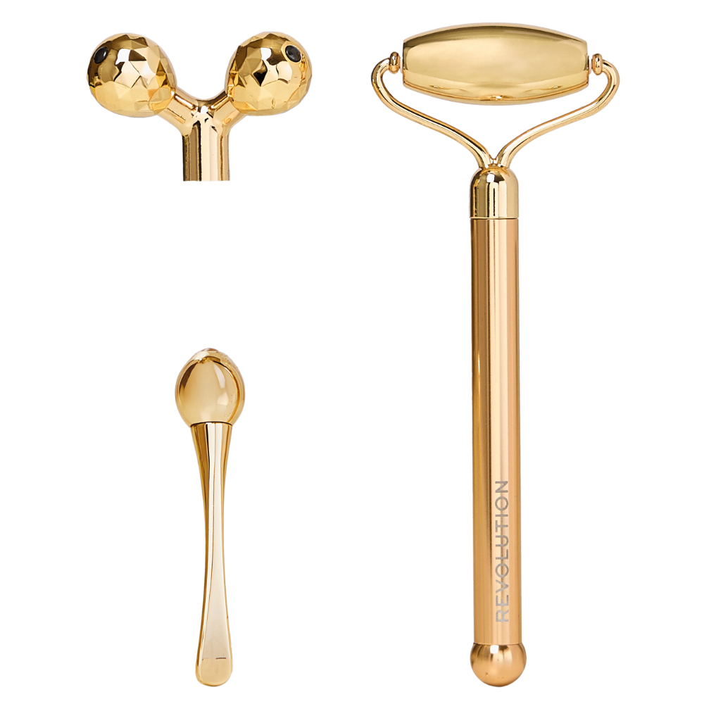 Makeup Revolution Pro Miracle Sculpting Facial Roller Set