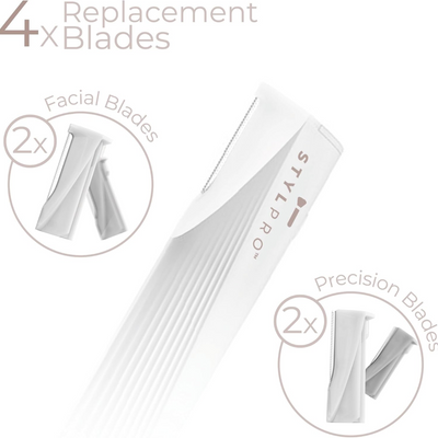StylPro 2-In-1 Light Up Sonic Dermaplane & Trimmer